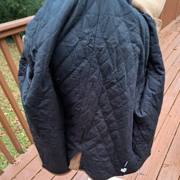 LL Bean VTG Coat Men 100% Wool Large Item 273509 Beige Tan - Picture 9 of 16